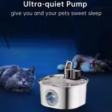 Fuente de agua automática e inteligente para mascotas de 3,2 L con filtro.