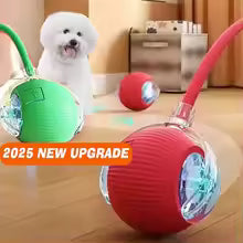 Juguete interactivo de pelota rodante automática y recargable para Mascotas.