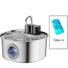 Fuente de agua automática e inteligente para mascotas de 3,2 L con filtro.
